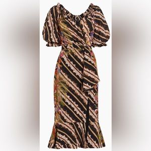 Saloni Olivia Shibori Adorning Dress